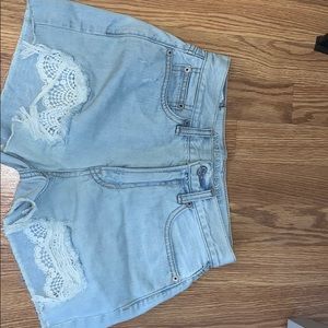 American Eagle light  blue shorts